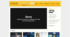 Desktop Screenshot of clockhouse.co.uk
